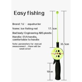 Ice Fishing Rod Children's Mini Short White Stripes