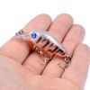 8Pcs Rush Sale Fishing Tackle Retail High-Quality Fishing Lure 4.5mm 4g Crankbait Plastic Doubel Hooks For Pike and Bass Fishing Bait