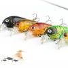 8Pcs Rush Sale Fishing Tackle Retail High-Quality Fishing Lure 4.5mm 4g Crankbait Plastic Doubel Hooks For Pike and Bass Fishing Bait