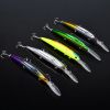 Proberos 12.7g 14.5cm Minnow Bait Fishing Lure Hard Lure Bait with Hooks 5PCs