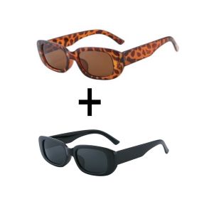 Retro Trendy Sunglasses Cycling Glasses Men Women Leopard Fashion Sunglasses Anti-UV Travel Fishing Hiking Eyewear