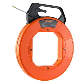 VEVOR Fish Tape, 100 ft, 3/16-inch, Fiberglass Wire Puller with Optimized Housing and Handle, Easy-to-Use Cable Puller Tool, Flexible Wire Fishing Too