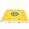 VEVOR Inflatable Dock Platform 7'x7'x6' Inflatable Dock, 10- to 12-Person Inflatable Floating Dock, Floating Platform with Electric Air Pump & Hand Pu