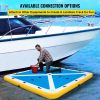 VEVOR Inflatable Floating Dock, Inflatable Dock Platform with Electric Air Pump, Inflatable Swim Platform 6 Inch Thick, Floating Dock 4-6 People, Floa