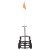 Fishing Trolley Black Steel